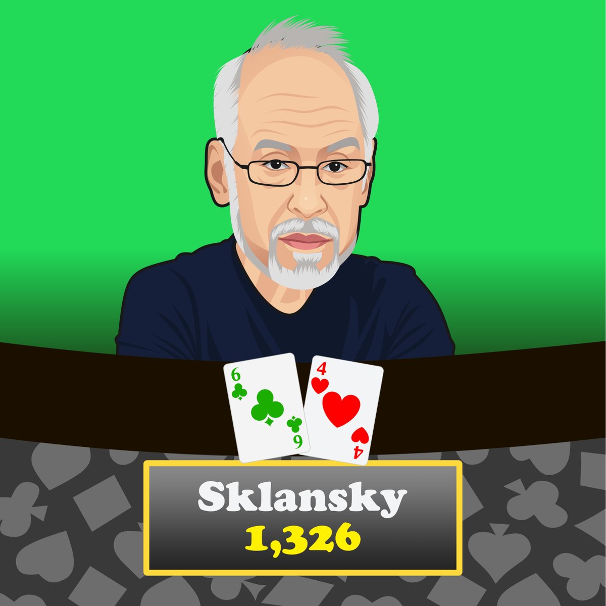 Inspired by <a href="/DavidSklansky/">David Sklansky</a> 3 time World Series of Poker bracelet winner and author of The Theory of Poker. 💸📕
#pokerlegendsnft
