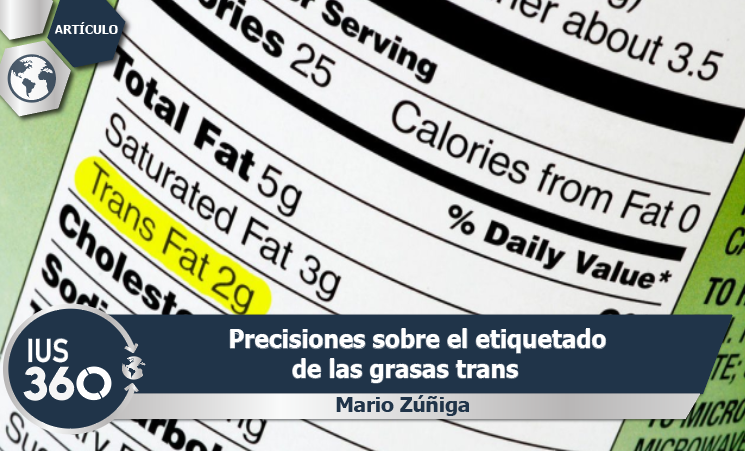 ius360's tweet photo. #CompetitionWorks En esta oportunidad, Mario Zuñiga, líder de la práctica de Competencia y mercado en EY Perú, nos brinda las precisiones sobre el etiquetado de las grasas trans.
Link al artículo: https://t.co/MrmPgMY8qo https://t.co/mAL1KnY2c2