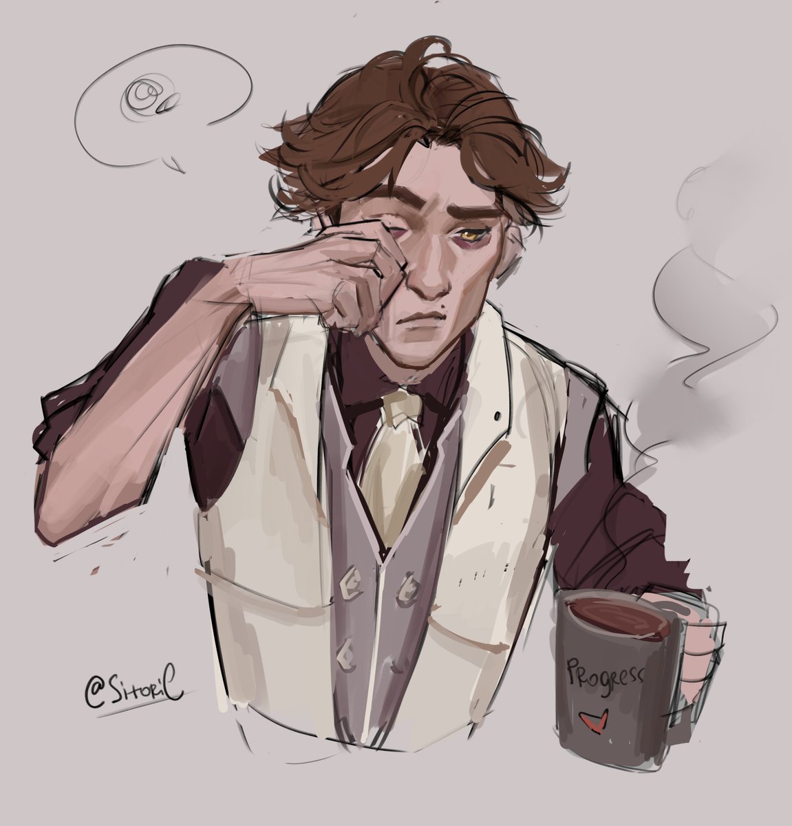 sleepy kitty
#arcane #viktor