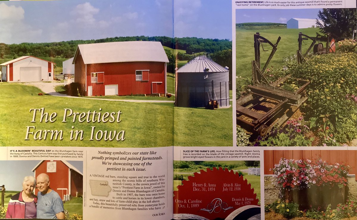 rich_herrmann's tweet photo. Always nice to see your work published. From a farm shoot this summer in northeast Iowa. So much time and dedication goes into maintaining a working farm. #ouriowa #iowa #farmlife #thisisiowa #nikon https://t.co/Tfl9LzgkxA
