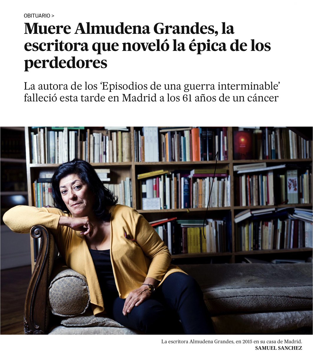 entrematraces's tweet photo. Día muy triste para los que amamos su literatura. Mis condolencias a familiares y allegados. https://t.co/tV5iVBDxOW
