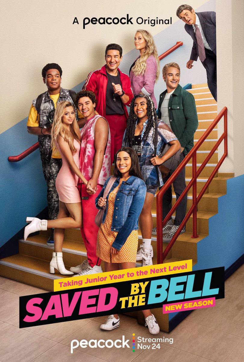 Welcome back To Bayside!!!

Watching—
“Saved By The Bell: 
Season 2 on Peacock https://t.co/1nQGrfYd7i