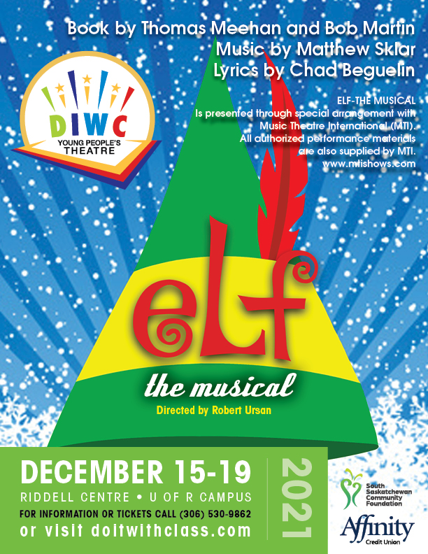 DIWC's tweet photo. Come experience our magical show! "Elf - the Musical" --- Six performances - December 15-19th.  

Such an incredibly talented cast --- the perfect show to see as we return to live theatre performances this holiday season!
Buy tickets here!https://t.co/0GLKOobiYR https://t.co/QD728GrRTY