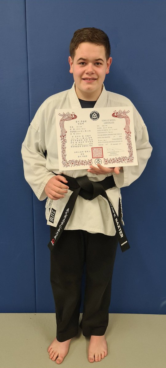 SBaxter77's tweet photo. Well another proud dad moment I won't be forgetting ever! My wingman @BaxterRaife just smashed his #1stDan #Blackbelt test! His effort, perseverance,focus,concentration & shear hard work got him here & I could not be prouder right now. As always huge thanks go to all at @eackd https://t.co/Gtt4a0h77P