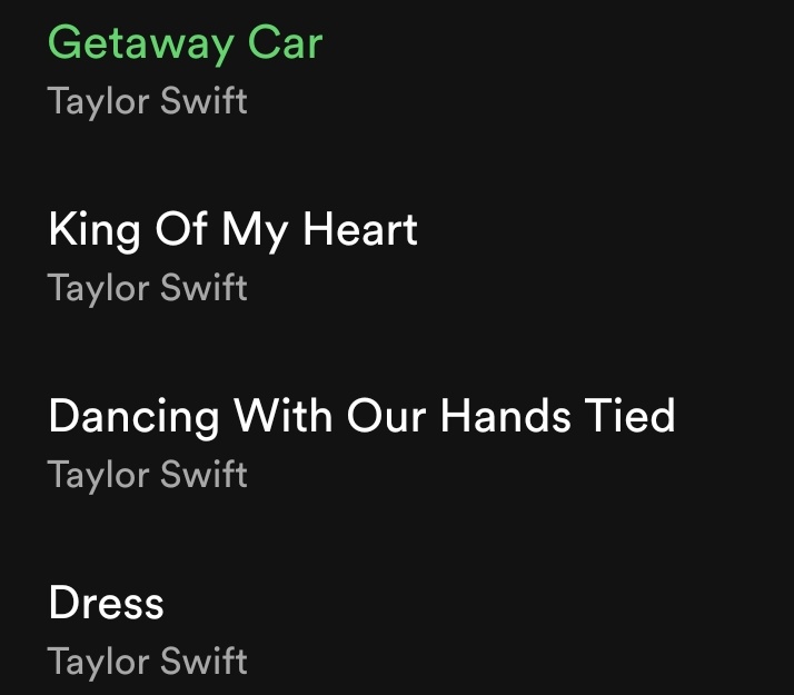 Maybe Reputation stans do have a point