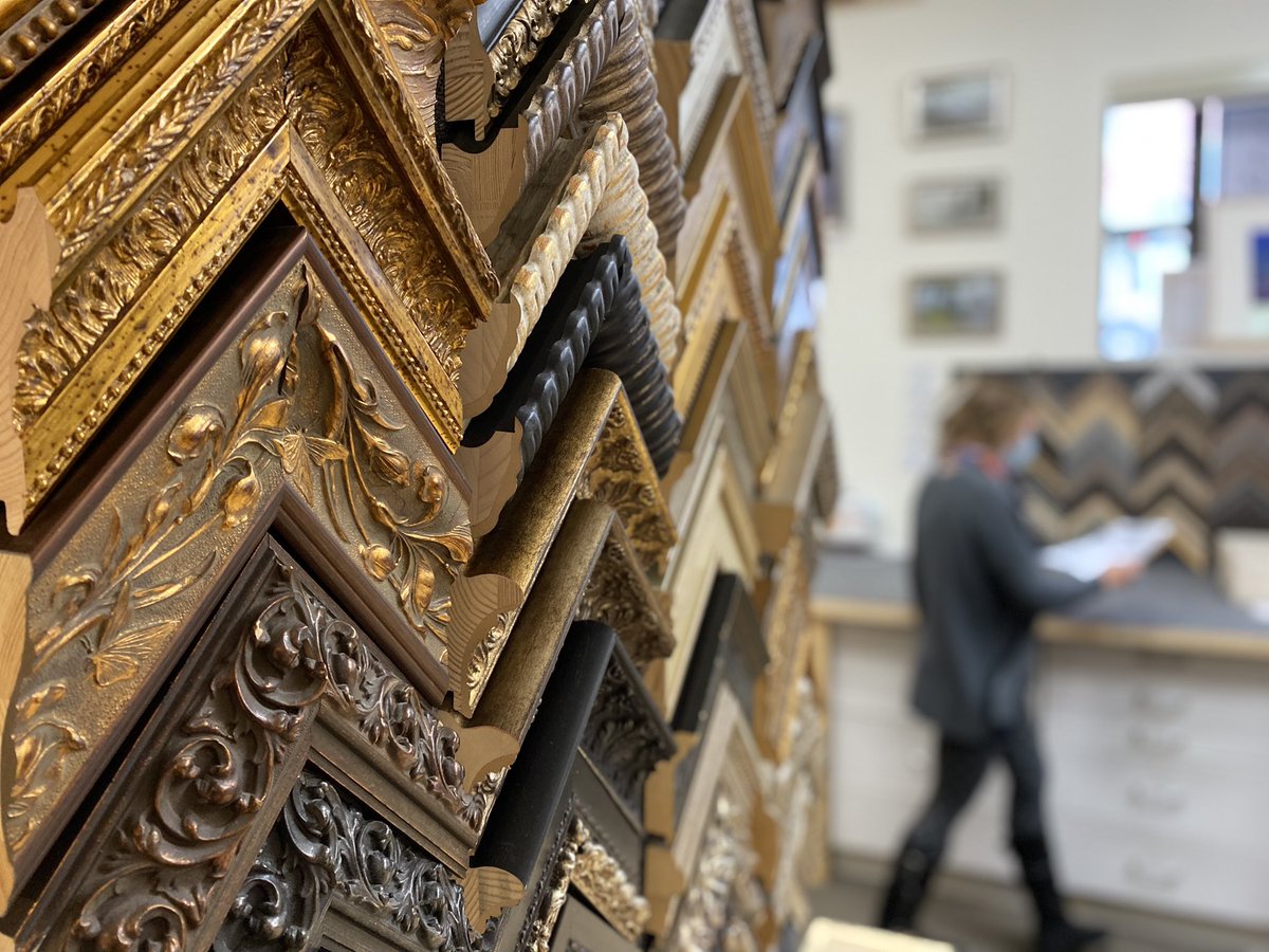 McMasterGallery's tweet photo. We have been very busy getting everyone’s Custom Framing ready for the upcoming Holidays. Shop Local https://t.co/GpJtFabZN1