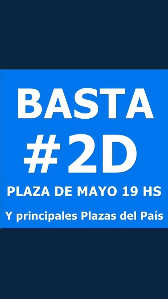 celita67's tweet photo. BUENO, SE ARMÓ!
#MarchaParaQueSeVayanTodos 
RT RT RT RT RT RT RT https://t.co/eTsQF8V0w4