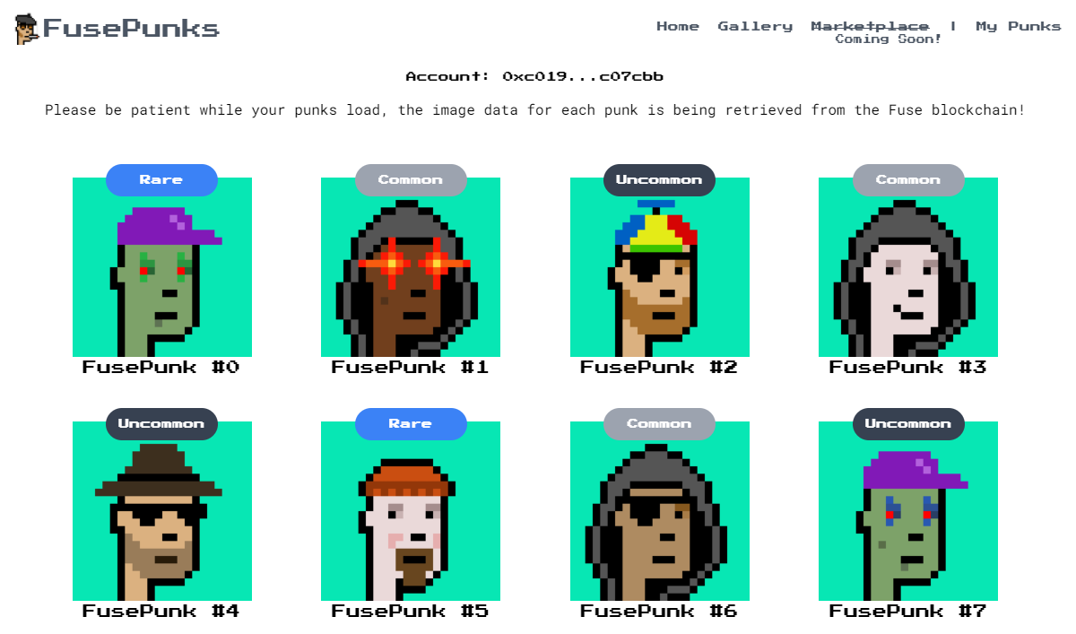 Fuse_Punks's tweet photo. Developer update! As highly requested, you can now check your FusePunks rarity on the "My Punks" section of the website. Who managed to mint a legendary? https://t.co/QQHgvHL4FH