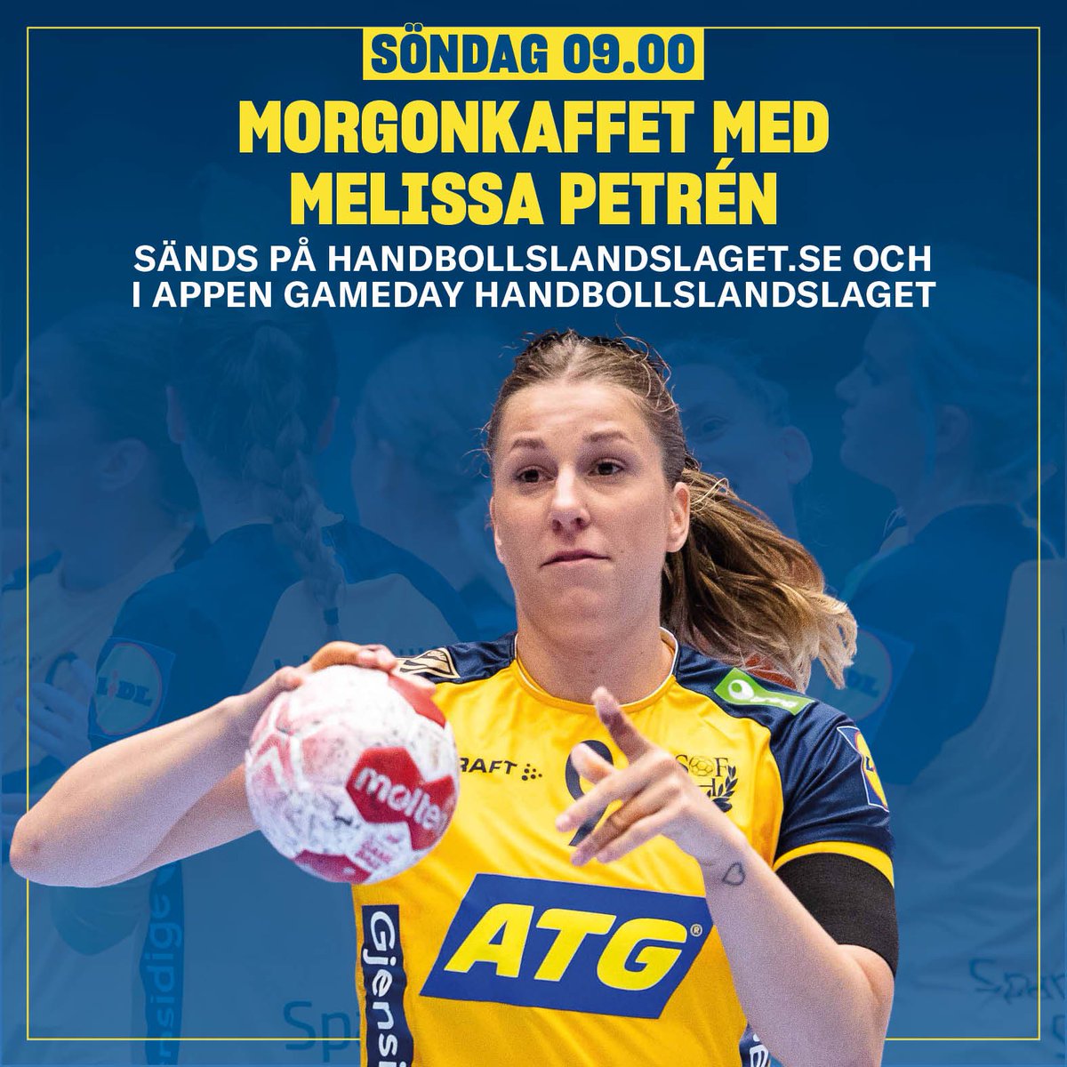 Imorgon är sista träningsmatchen innan damerna drar iväg på VM. Drick morgonkaffe med <a href="/MrPartido/">Daniel kristiansson</a> och <a href="/melissapetren/">Melissa Petrén</a> kl. 09.00 i <a href="/GamedayHandboll/">Gameday Handboll</a> appen! Glöm inte att registrera en profil så ni kan ställa frågor som vanligt i kommentarsfältet 🇸🇪