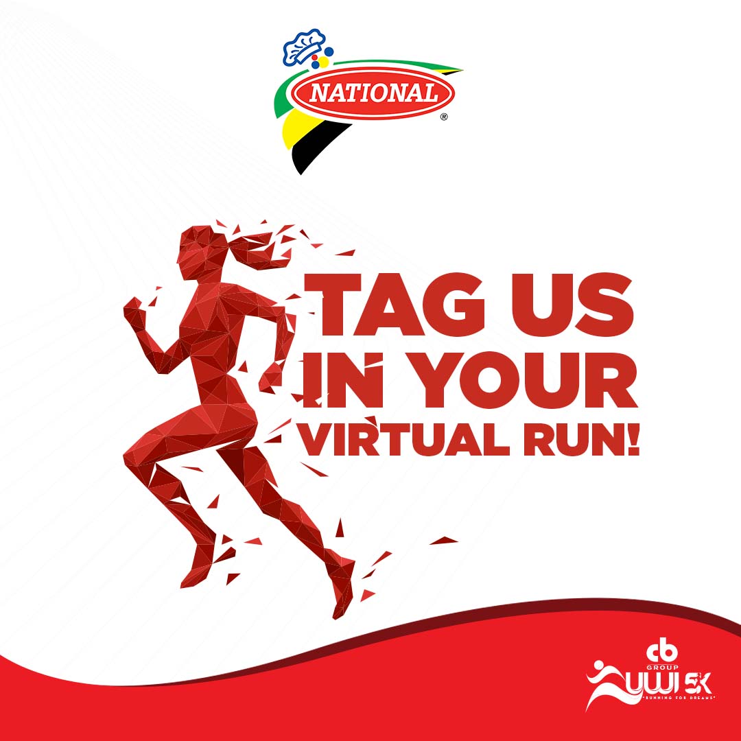 nationalbakery's tweet photo. Keep tagging us in your virtual run so we can cheer you on!
#NationalCorporate
#UWI5K
#WeRunForDreams https://t.co/ltpr1CbN2A