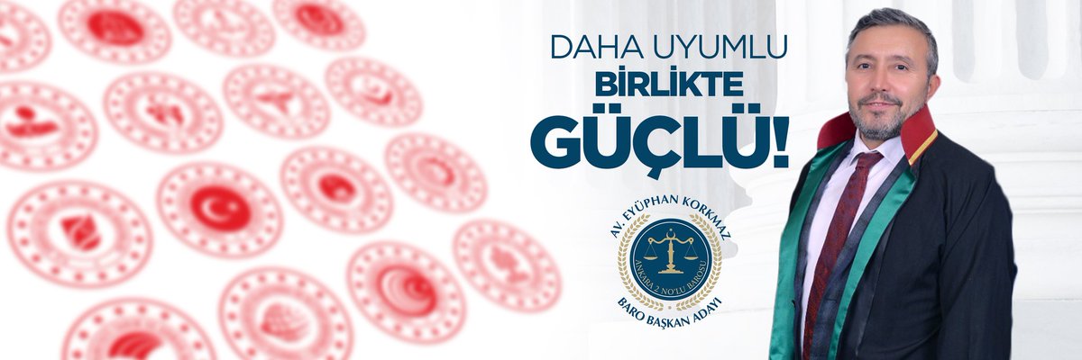 Kurumlarımız ile uyum içinde, işbirliği çalışmaları yaparak çalışacağız.

Ben değil biz diyen, herkesin faydalandığı kazanımlar elde eden bir yönetim için…

Karar senin, baromuz hepimizin…

<a href="/Eyuphankorkmaz/">Av.Eyüphan Korkmaz</a>
#BirlikteİnşaEdelim
#turkuaz