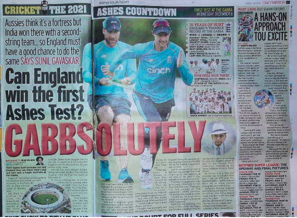 AlwaysFirstNFT's tweet photo. 👀 Sunny previews #TheAshes in the @DailyMirror 🏏

And talks some #SunilGavaskarCollection too 🤩

🚨 Next drop tomorrow 🚨 https://t.co/dYnM2kuVa8