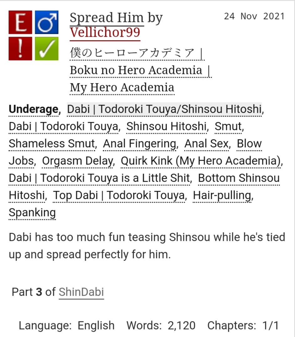 vellichor999's tweet photo. Late again, but here's day four of BNHA Bondage week: Spreader Bar
Dabi/Shinsou Hitoshi #ShinDabi

@BnhaBondage #BNHAbondage
#Dabi #shinsouhitoshi #nsfw #bnha

https://t.co/XXfTB2UM9K https://t.co/1of5qsX2Cw