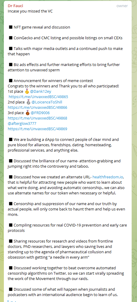 EricCryptoman's tweet photo. Bought more $NuBTC - @SpermBSC on #BSC  just incase it 100xs - $1.5m MC

Regardless of your views on the pandemic/vax this can do well. Team aren't messing around with pushing this &amp; this is a real movement that could blow up.

https://t.co/dg6mp1RTWp
https://t.co/xduwuB2GAj https://t.co/AW7s6qfLat