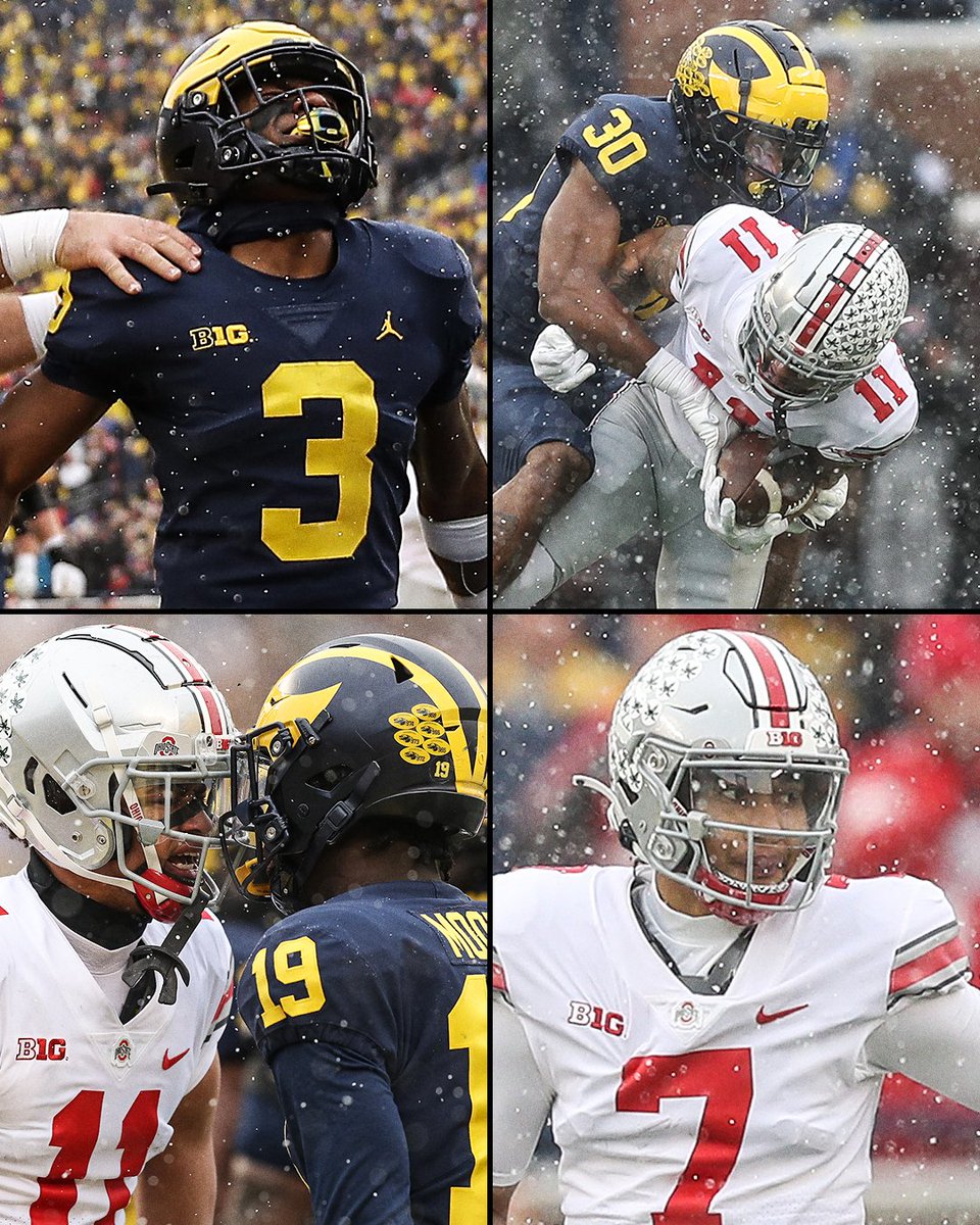 SportsCenter's tweet photo. Scenes from Ann Arbor ❄️ https://t.co/CtLAorX0NS