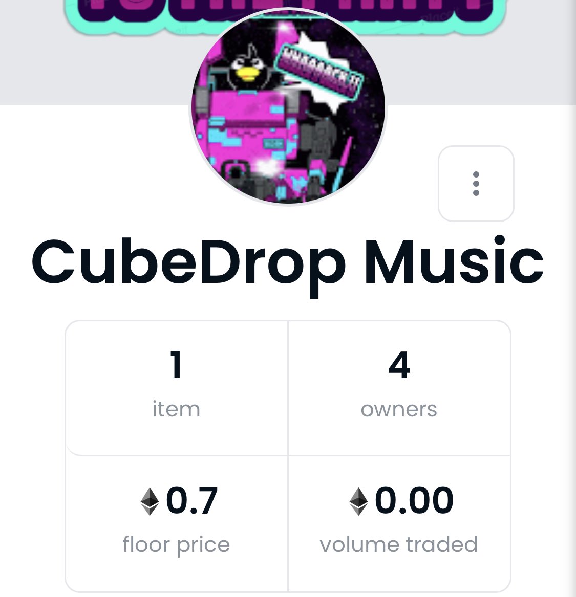 CubeDrop21's tweet photo. “CubeDrop Music”
https://t.co/026M9fGDsx
3 Sales In & We On A 0.7 Eth Floor
Don’t Miss Out On The 1st EVER CubeDrop Music NFT Drop !!!!
Mint Price - 0.0014 ETH = $5.78
Let’s GO Penguins !!!!!
#NFTs #NFT #NFTmusic #NFTdrop #CubeDrop #NFTart #NFTartist https://t.co/dkqNzAzu9w