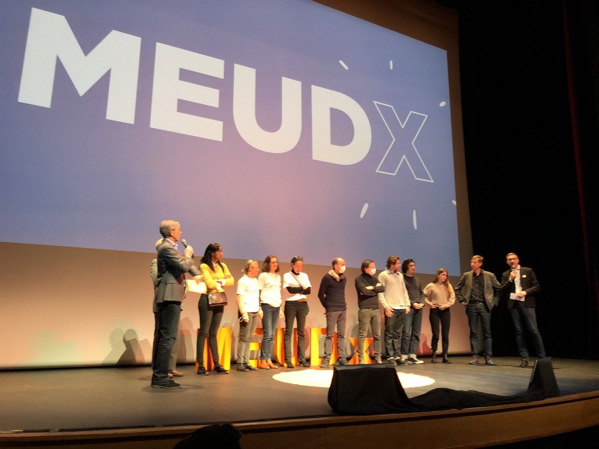JMaireofficiel's tweet photo. Rencontre avec la promotion 2021 des lauréats de @MeudonValley lors de MEUDx4 : des start up prometteuses accompagnées par le M Combinator : #sopolyglot, #bakup, #mworkFrance... et des mentors motivants. Bravo à tous : « que ceux qui n’osent pas laissent faire ceux qui essaient » https://t.co/wcvGeaG2Pt