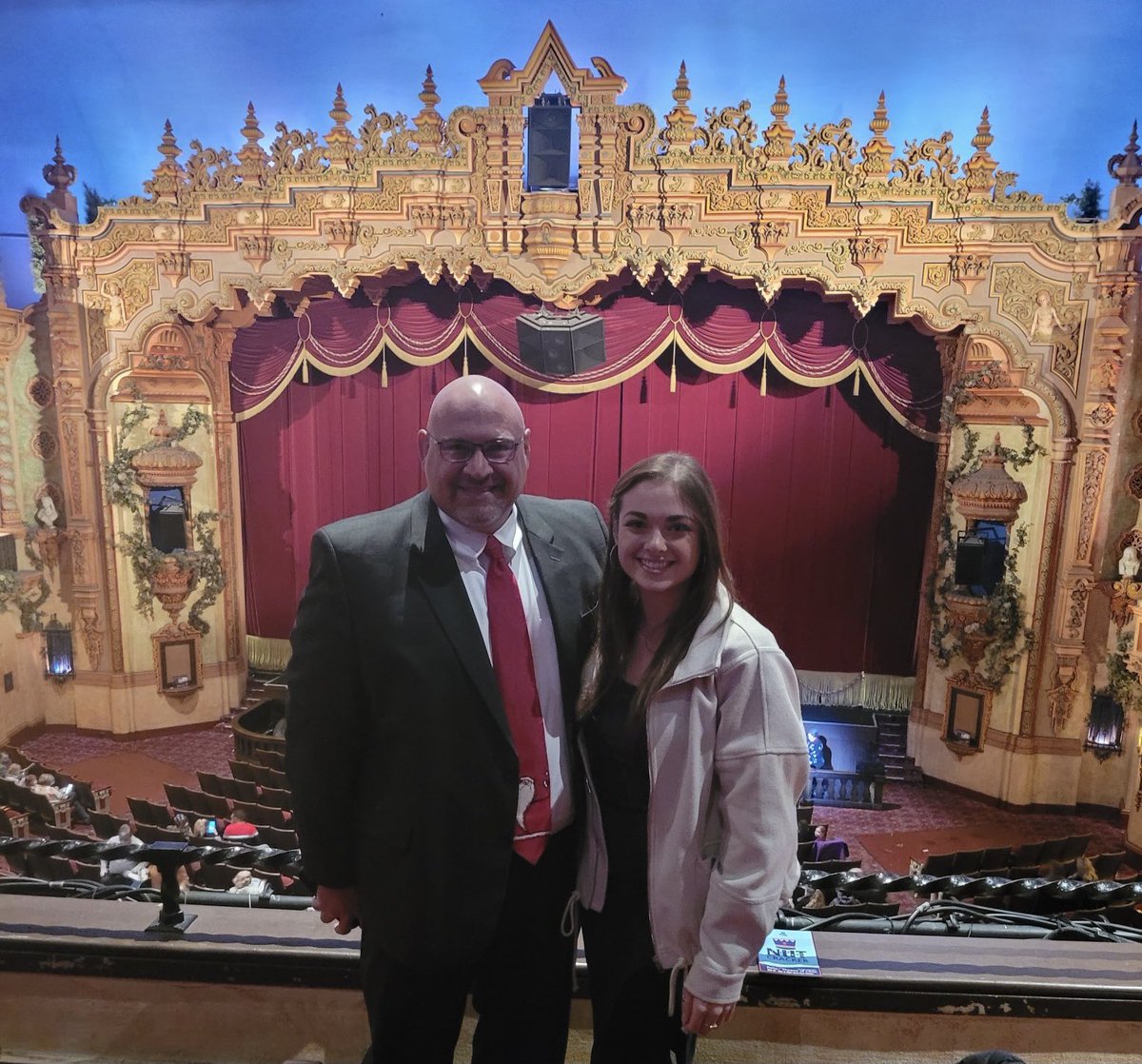 At the Civic Theater with Anna to see some amazingly talented students perform in the Nutcracker.