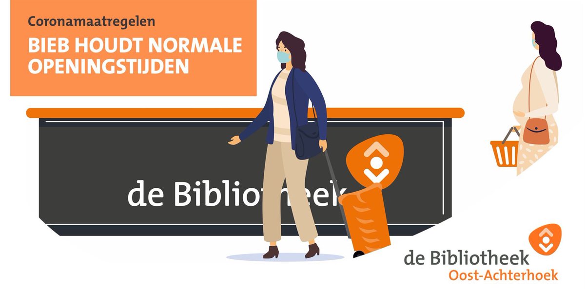 Nederland gaat morgen voor een deel op slot na 17.00 uur. De Bibliotheken mogen echter ook ná 17.00 uur open blijven, o.a. om hun rol in het ondersteunen bij het gebruik van de ‘digitale overheid’. 𝙒𝙞𝙟 𝙝𝙤𝙪𝙙𝙚𝙣 𝙙𝙪𝙨 𝙤𝙣𝙯𝙚 𝙣𝙤𝙧𝙢𝙖𝙡𝙚 𝙤𝙥𝙚𝙣𝙞𝙣𝙜𝙨𝙩𝙞𝙟𝙙𝙚𝙣.