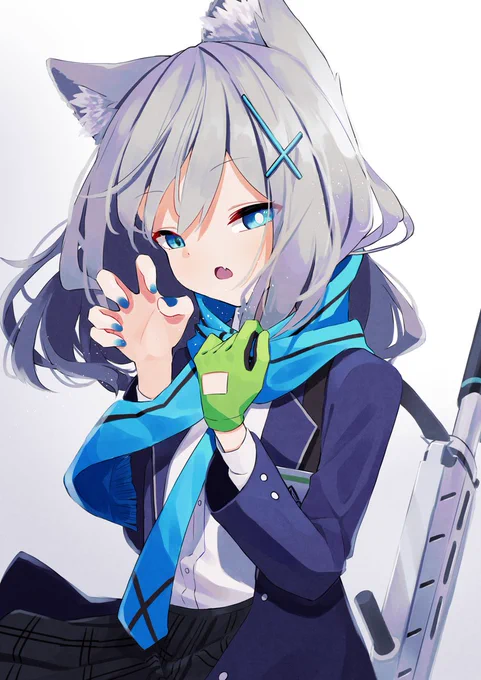 がおーっ!
#ブルアカ 