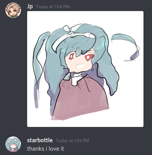 i redeemed channel points for a doodle and asked @MochizukiEyolf to draw it with his foot