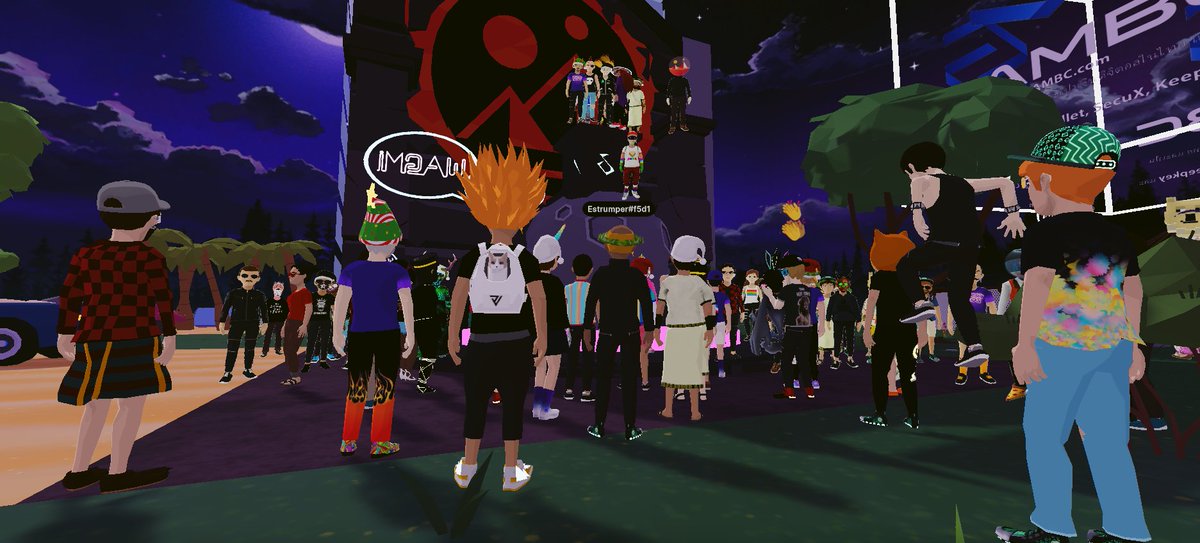 cloudnimbis's tweet photo. this is nismo. i brought him along for the pilgrimage to the #SacredBelovedManaShrine in @decentraland @Petaverse_wear #decentraland #mrgoodstuff #mana #petaverse https://t.co/iFHPqjhK0W