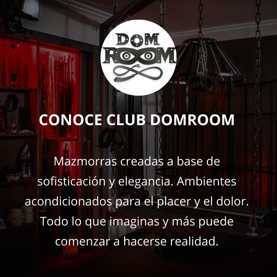 ClubDomRoom's tweet photo. ¿QUÉ ES CLUB DOMROOM? 
#mazmorras en #BDSMValencia y #BDSMBilbao creadas a base de sofisticación y elegancia dirigidas por @MaitresseLola . 
Ambientes acondicionados para #bdsmlife el placer y el dolor, todo lo que imaginas puede hacerse realidad.  
https://t.co/3hGtsxCECI https://t.co/RLCOu3RAC0