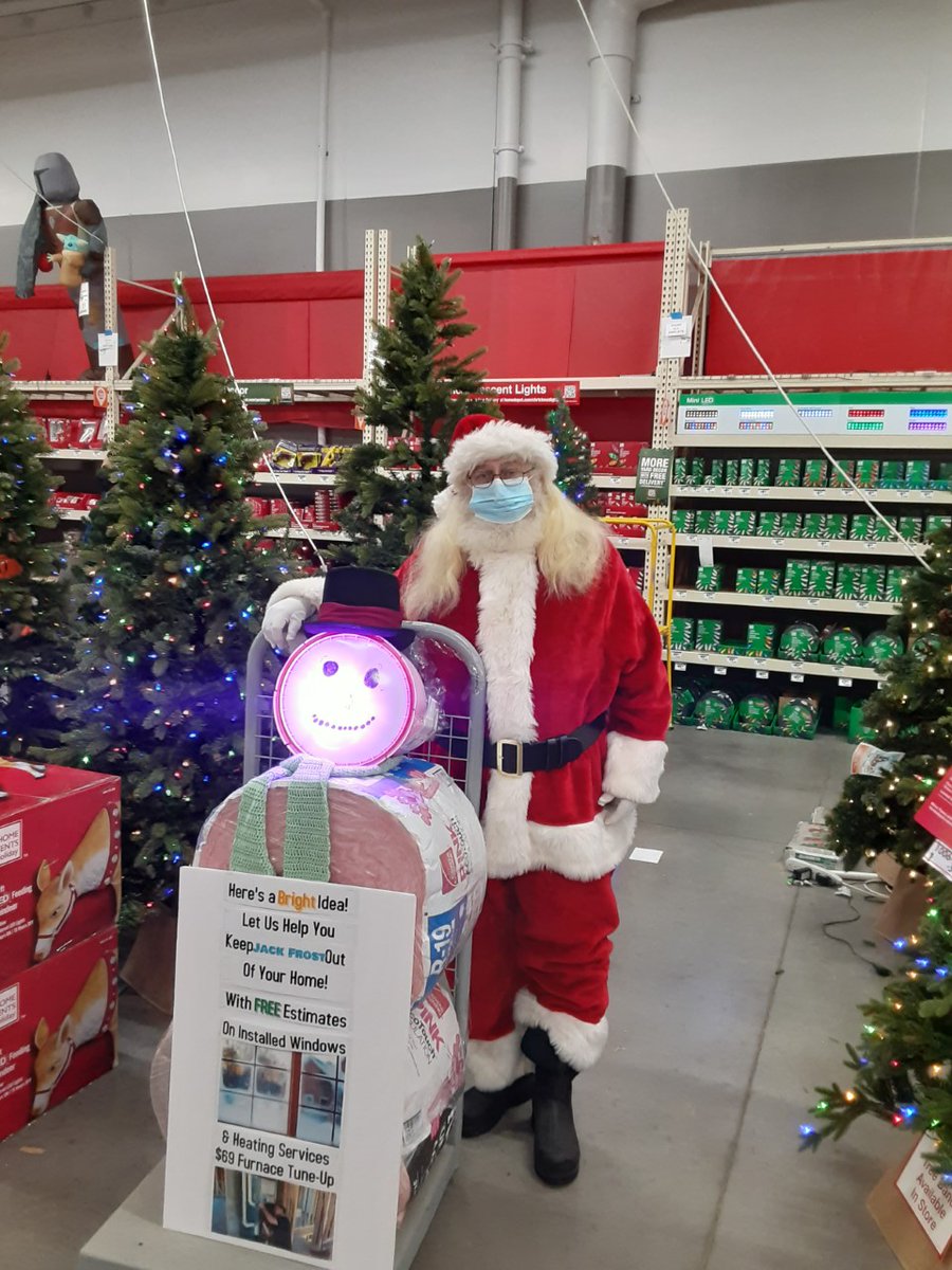 2847HomeDepot's tweet photo. 2847 Feeling the Holiday Spirit on Black Friday Weekend!  We've got Santa here to take photos w/ kiddies from 10a-2p &amp; shouting out our At Home Services. Alex D &amp; Kari S chilling w/Santa
@belford_melissa @RJleslie2 @jeffreyTNyberg @john_haussner @CampSweenScott https://t.co/M2fa7hhpNn