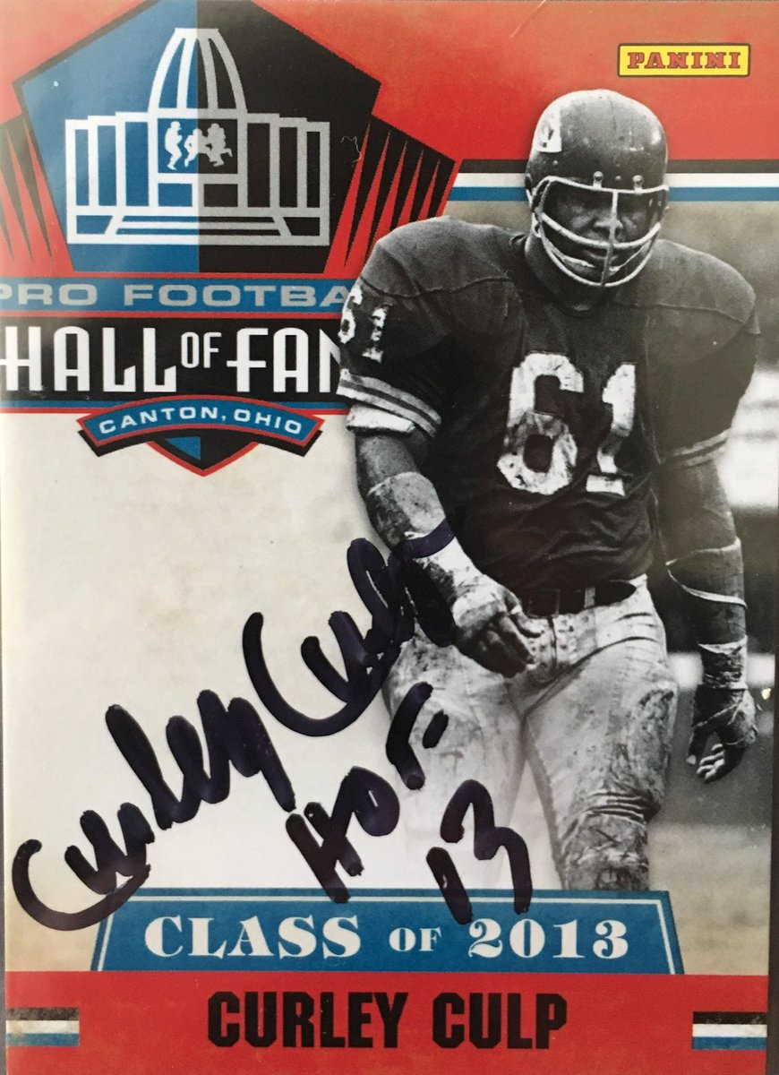 StarrsCards's tweet photo. I am saddened to learn that Curley Culp has passed away. He sent me this signed HOF card and HOF postcard waaay back in October 2018. I will forever be thankful for his kindness! #RIP #YouWillBeMissed #CurleyCulp https://t.co/0bV4ke9P36