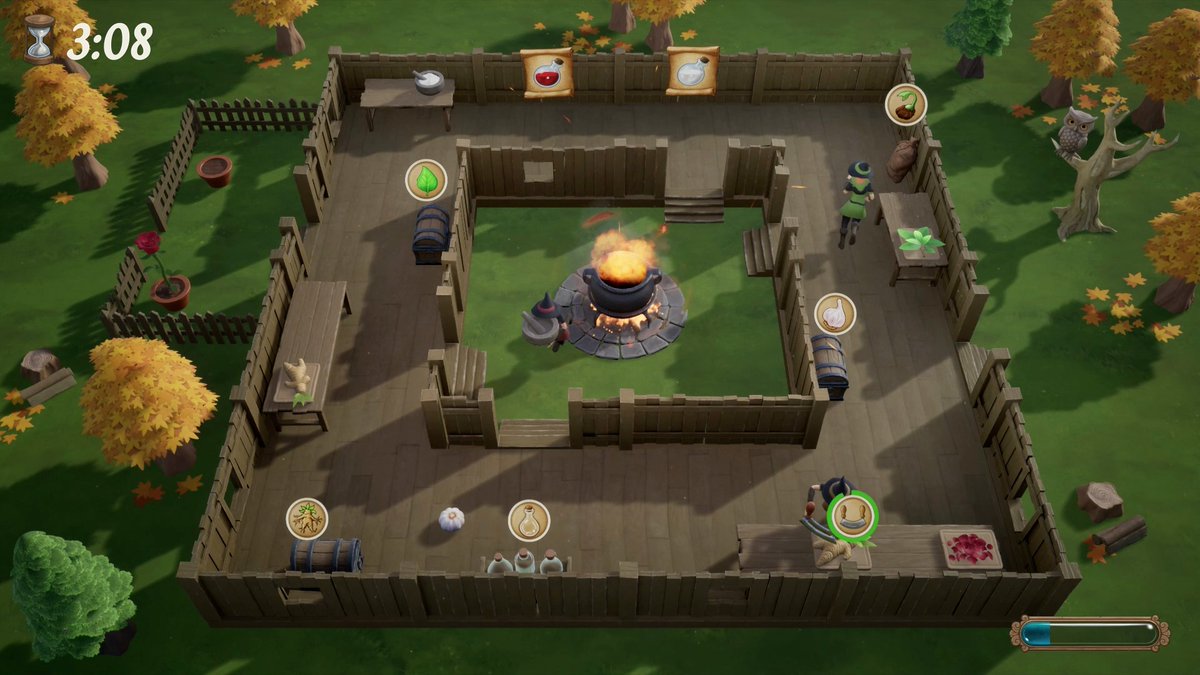 Hey !
Petit stream court pour essayer de revenir petit à petit mes horaires initiaux. Twitch.tv/jilooziris

Je découvre avec vous un jeu indé, dans le même esprit que Overcooked mais cette fois dans l'univers de sorcières. Il s'agit de #witchtastic ! On peux y jouer jusqu'à 4.