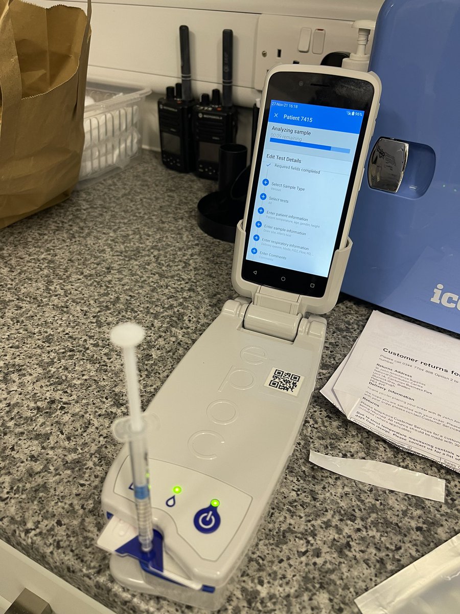 Luke_Tester's tweet photo. The medical team at @OfficialBHAFC (@DrRobGalloway, @stjohnambulance, @SECAmbulance) has just become the first UK football club to trial ePOC, allowing near-instant blood test results for unwell patients on match days. 

It’s an exciting time to be a part of the team! https://t.co/LokhPtJUeh