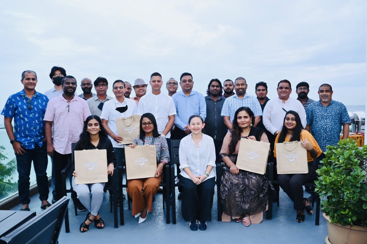 HIGHRISEint's tweet photo. Networking, PR Event with key stakeholders in the Travel, Tourism and Hospital Industry by Thailand Tourism - Amazing Thailand 🇹🇭🇲🇻
#PR  #Maldives 
@tourismthailand https://t.co/ADgZWlKRrH