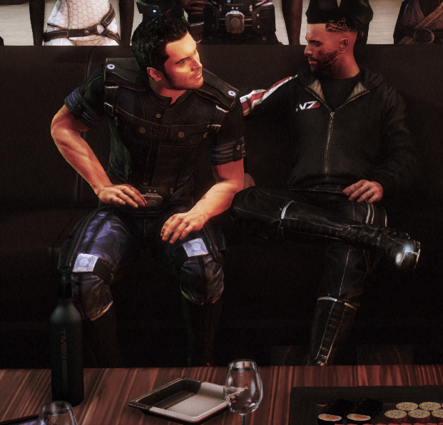 _Sharaxis_'s tweet photo. SO MUCH SHENKO ON MY FEED TODAY I LOVE IT OMG KEEP GOING
#shenko
#mshenko
#fshenko
#KaidanAlenko
#MassEffect https://t.co/bsNG6JNQIb