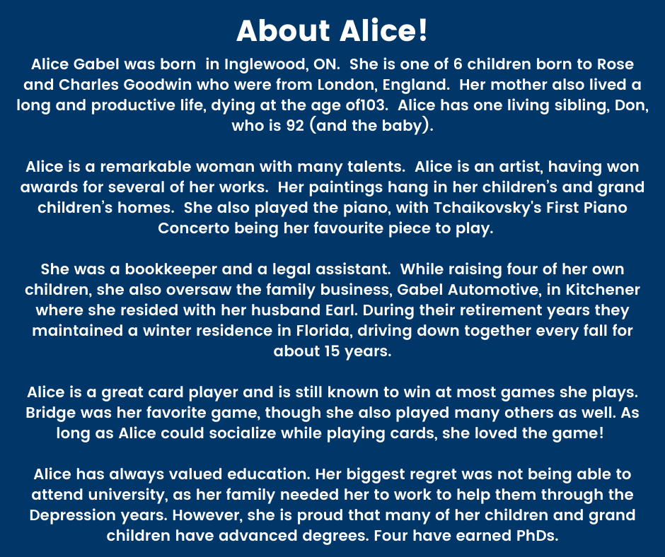 St Joseph S Villa Foundation A Well Deserved Birthday Party For Alice Who Turned 107 On Thursday T Co Xlesnwfoj1 Twitter