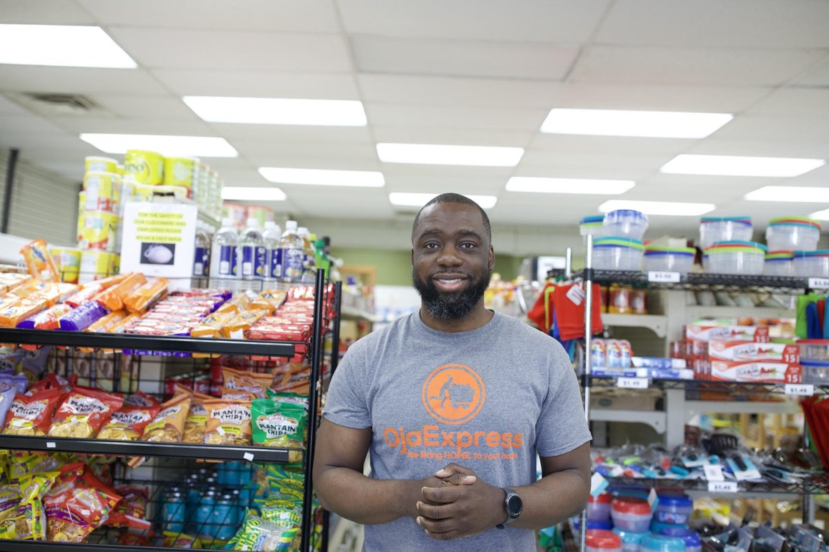 IAmAnImmigrant's tweet photo. This #SmallBusinessSaturday we’re highlighting @OjaExpress, an immigrant-owned, Chicago-based grocery delivery service. Read more about co-founder Boyede and his story here and make sure to support immigrant-owned small businesses today and always! https://t.co/9jlVy8wJoV https://t.co/uwWnfLp9uh