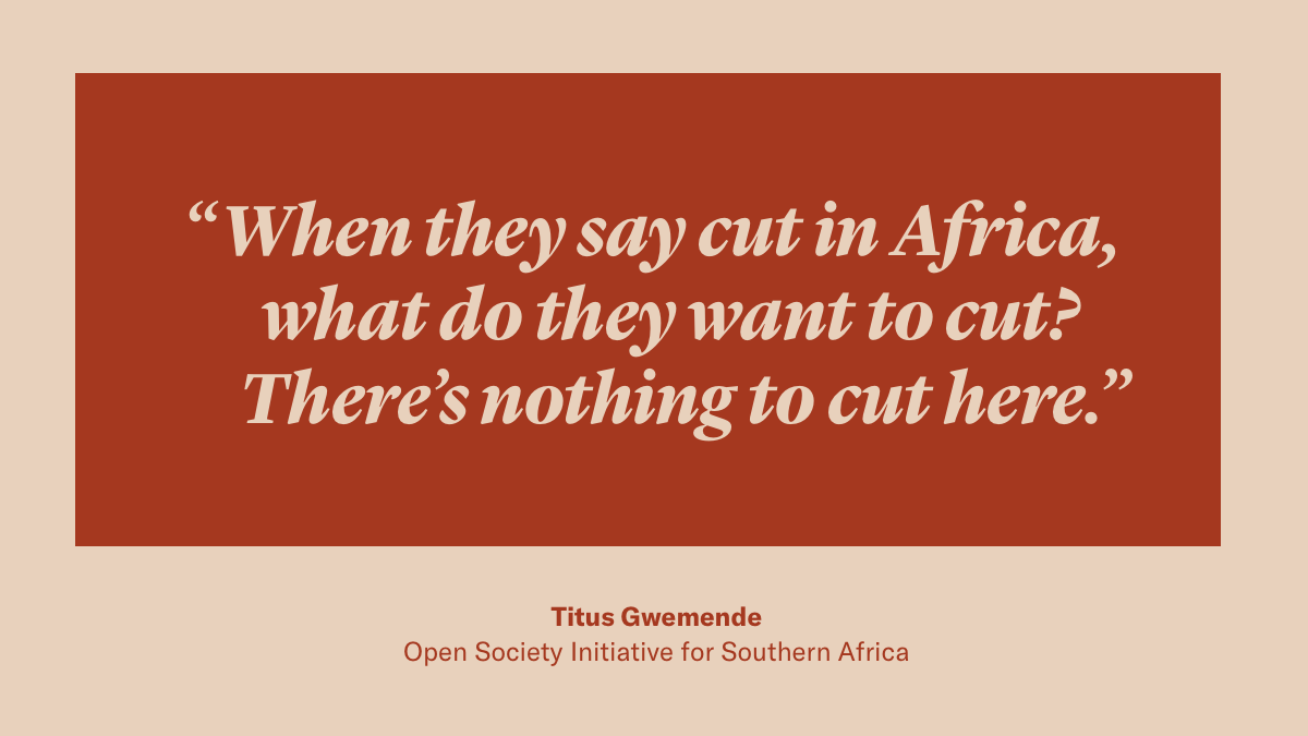 OpenSociety's tweet photo. Calls to cut emissions in Africa—home to some of the most important oil and gas reserves—ignore the colonial history that has prevented oil-producing countries from benefitting from those resources, says @OSISA’s @TitusGwemende: https://t.co/y2cKciqqZJ https://t.co/9CW8ugSAFB