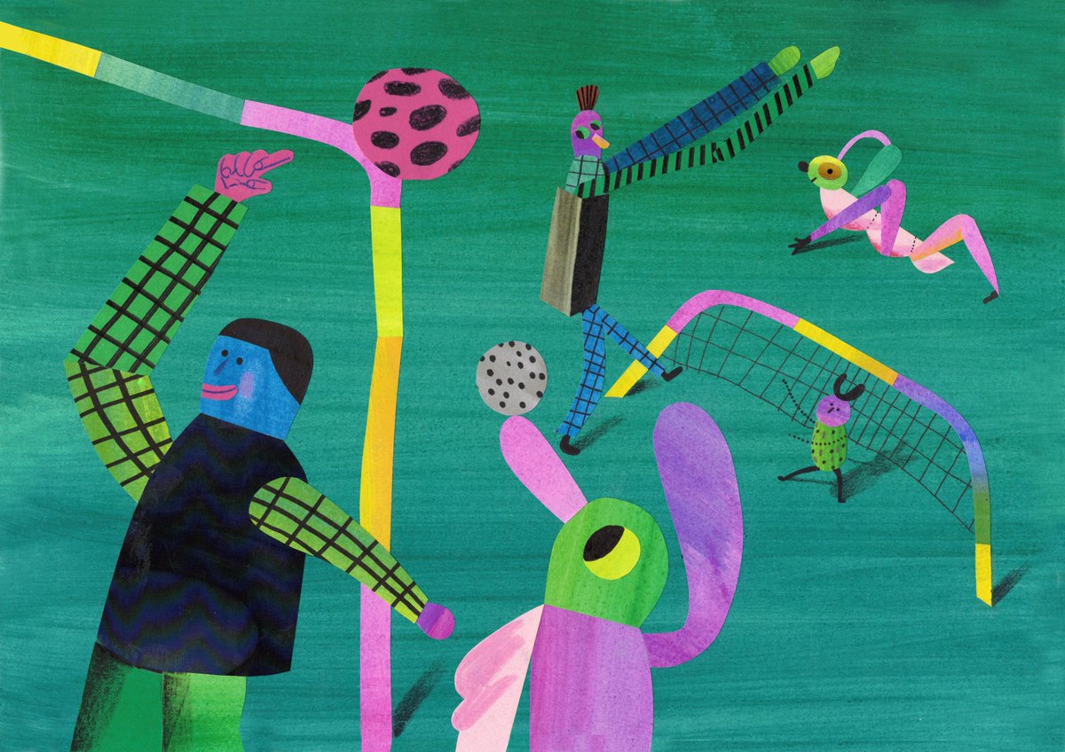 YDrobova's tweet photo. New collage series "Let's play" about playing ball
#collage #illustration #collageart #papercut #yuliadrobova #illustrator #analogue #handmade https://t.co/1wNezGFmRp