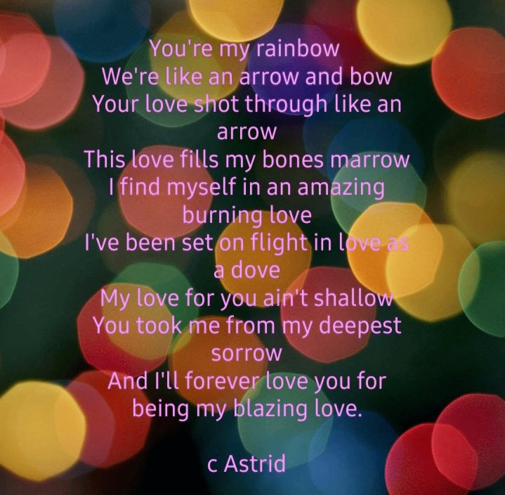 NaaAstrid's tweet photo. Poetry - Rainbow 🌈 
#Astrid
#astridnet.wordpress.com
#Love https://t.co/xbL1c6Fg5U