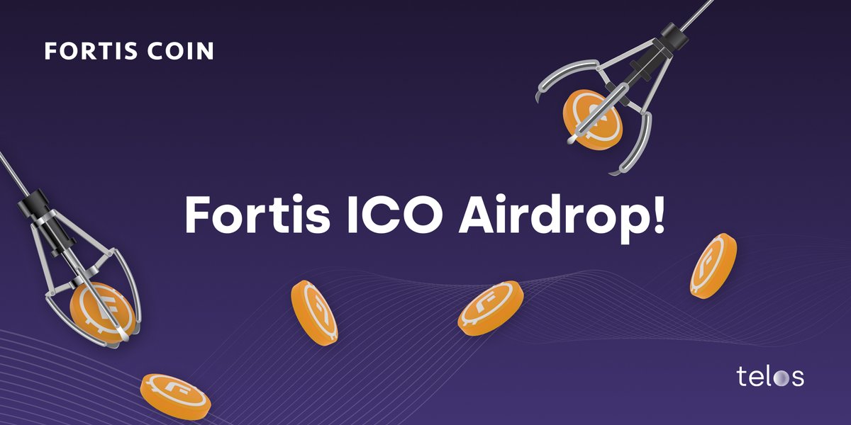 The $FORT ICO on <a href="/T_StarterToken/">T-Starter</a> is off to a great start 🚀 We’re proudly #BuiltOnTelos, so we’re running an #airdrop with @hellotelos for our #FortisFamily in the #Telos community!

🤖Airdrop Bot 👉 t.me/FortisAirdropB…

🟠 ICO Info 👉medium.com/@fortistoken/t…

$TLOS