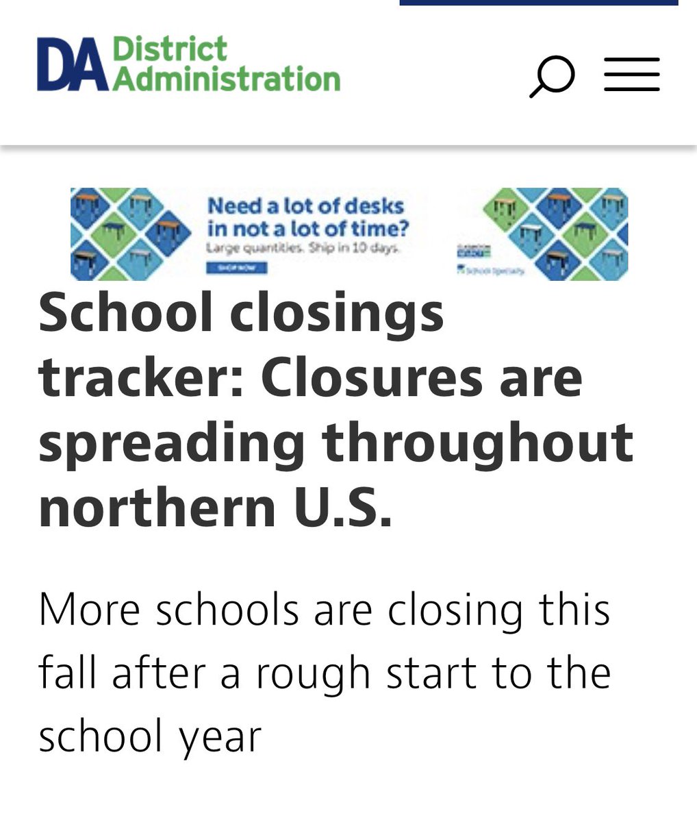 JenniferSey's tweet image. School closures are now considered a perfectly reasonable tool in the toolbox as many of us feared when they closed in March 2020. The education of our children has been deemed inessential &amp;amp; schools the most dangerous place on earth. We will come to regret this.