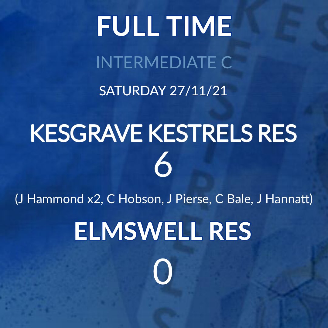 KestrelsSat's tweet photo. BIG performance from our reserves.

3 out of the last 4 weeks they have hit at least 6 goals! With 23 goals in their last 4 games. This exciting young side (with some experienced heads 👴🏻 ) is on a roll.

Currently sitting 2 points clear with a game in hand.

#HAMMONDSATTHEWHEEL https://t.co/H4DjJVu7Hx
