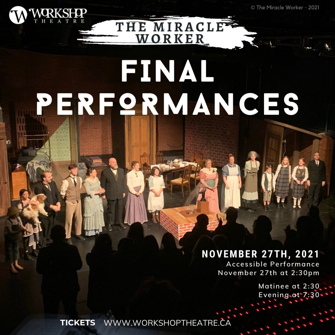 WTheatre's tweet photo. FINAL PERFORMANCES TODAY!

Tickets are still available for our final 2 shows today at 2:30pm &amp; 7:30pm.

 Tickets available through our website https://t.co/AG5PIUYCHK https://t.co/AqlJeijlGu