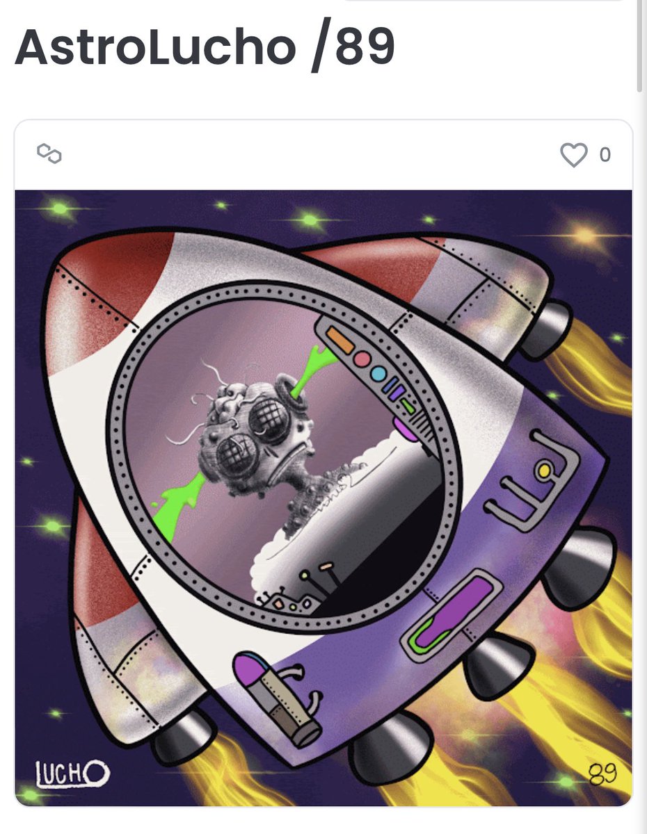 Booger_Factory's tweet photo. THANK YOU!! GRACIAS!! @LuchoPiedrahit
This the most amazing gift I have ever receive! My BOOGER is in space into your AstroLucho!! https://t.co/9jVElv2DXP  #NFTs #nftshill #NFTdrop #NFTdrops #NFTs #ethereum #opensea #metaverse #Bitcoin #art #NFTCommunity #newprofilepic #dogecoin https://t.co/K39NzhiGGW