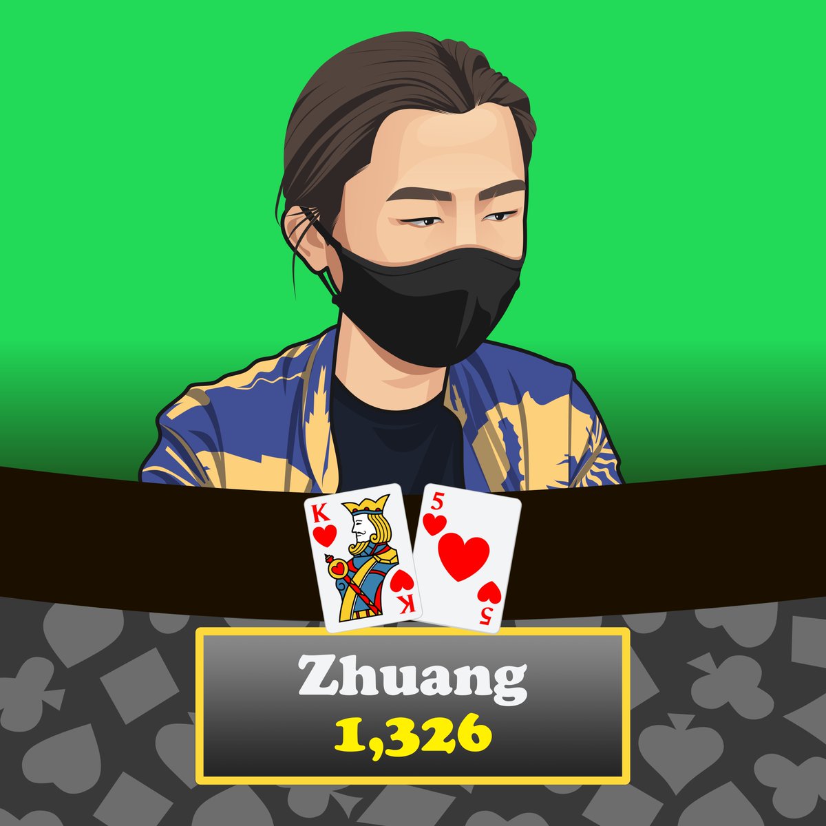 Inspired by @PokerWeeb
.Winner of the Hard Rock Poker Open Super High Roller  in 2021.
#pokerlegendsnft