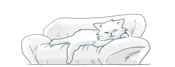 目つきの悪いネコ 
