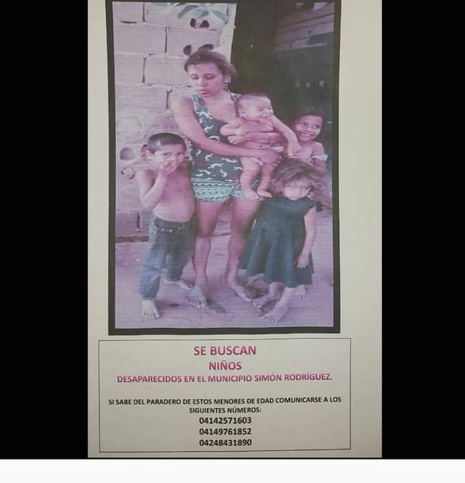 Norys_Acosta_C's tweet photo. #DondeEstanLosNiños #ElTigre https://t.co/JlF5yDH6Vv