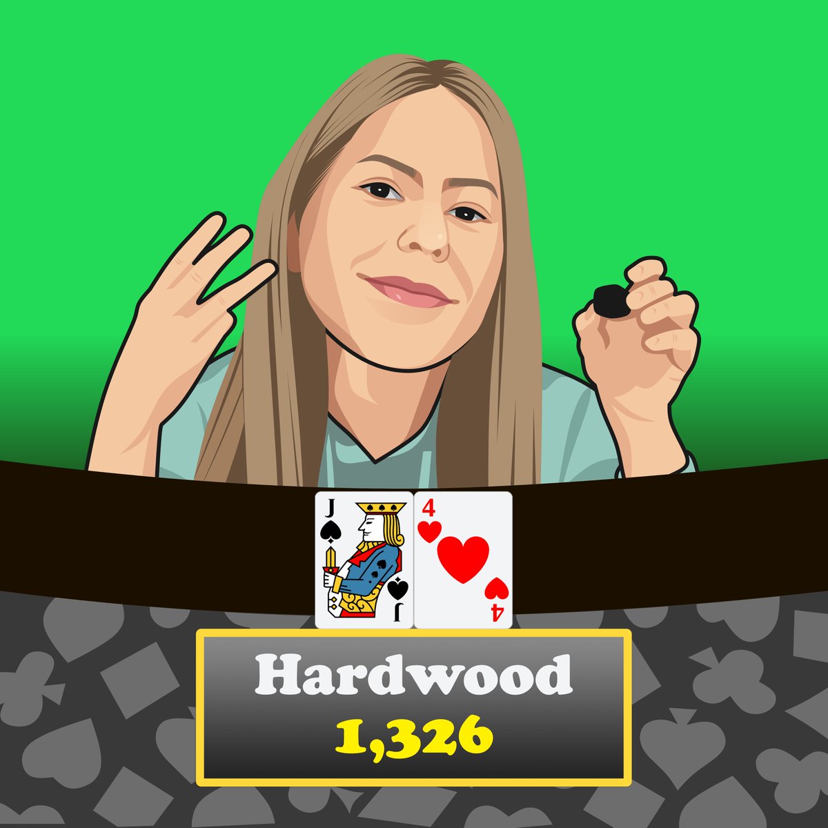 Inspired by <a href="/Luscious_Lon/">Loni Harwood Hui</a>
 3 time WSOP Circuit Ring Winner. 🏆🏆🏆
#pokerlegendsnft