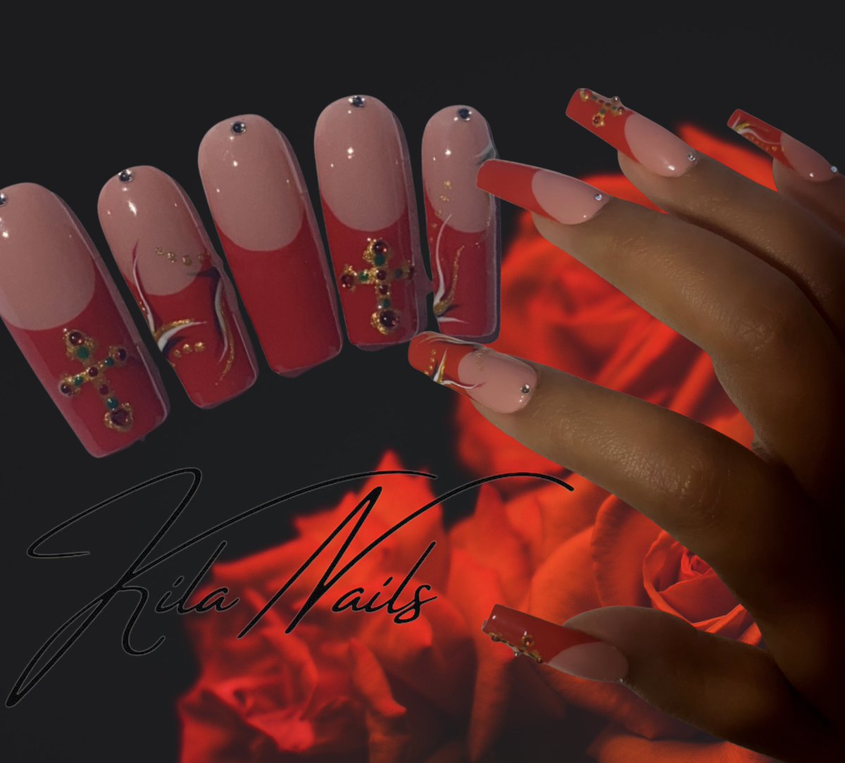 KilaNails's tweet photo. Instagram: Kilanails_ 

available on my Etsy, link in bio🪐 https://t.co/TVRhsHxZtK