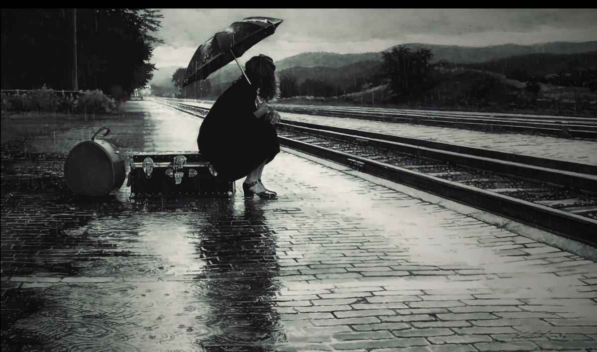 Поезд грусти и печали. «В ожидании поезда» (1880) Нестеров. Уходящий поезд. Поезд ушел. Дождь грусть.