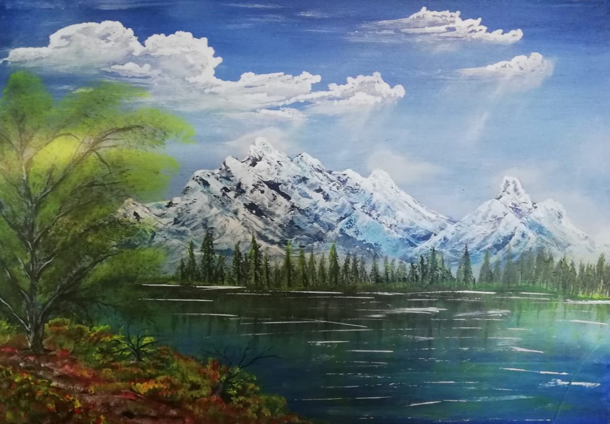 Entro poco por Twitter, pero de vez en cuando intentaré pasar a dejaros cositas que escriba o parte del arte de mi padre, como este cuadro.

Jubilado hace poco, el mundo esperó cuarenta años para volver a disfrutar de su pintura. ¡Qué ganas tenía papa!

#cuadro #arte #pintura